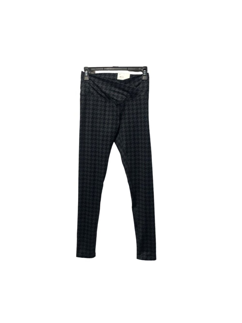 SO Sporty High Rise Crossover Leggings Womens Size Small Black Gray Comfy NEW